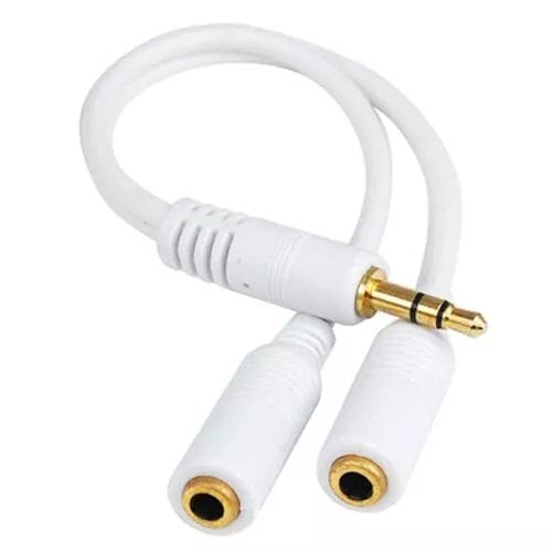 3.5mm Headphone Splitter Adapter For iPhone / iPad / iPod / MP3 Adapter FoneFunShop   