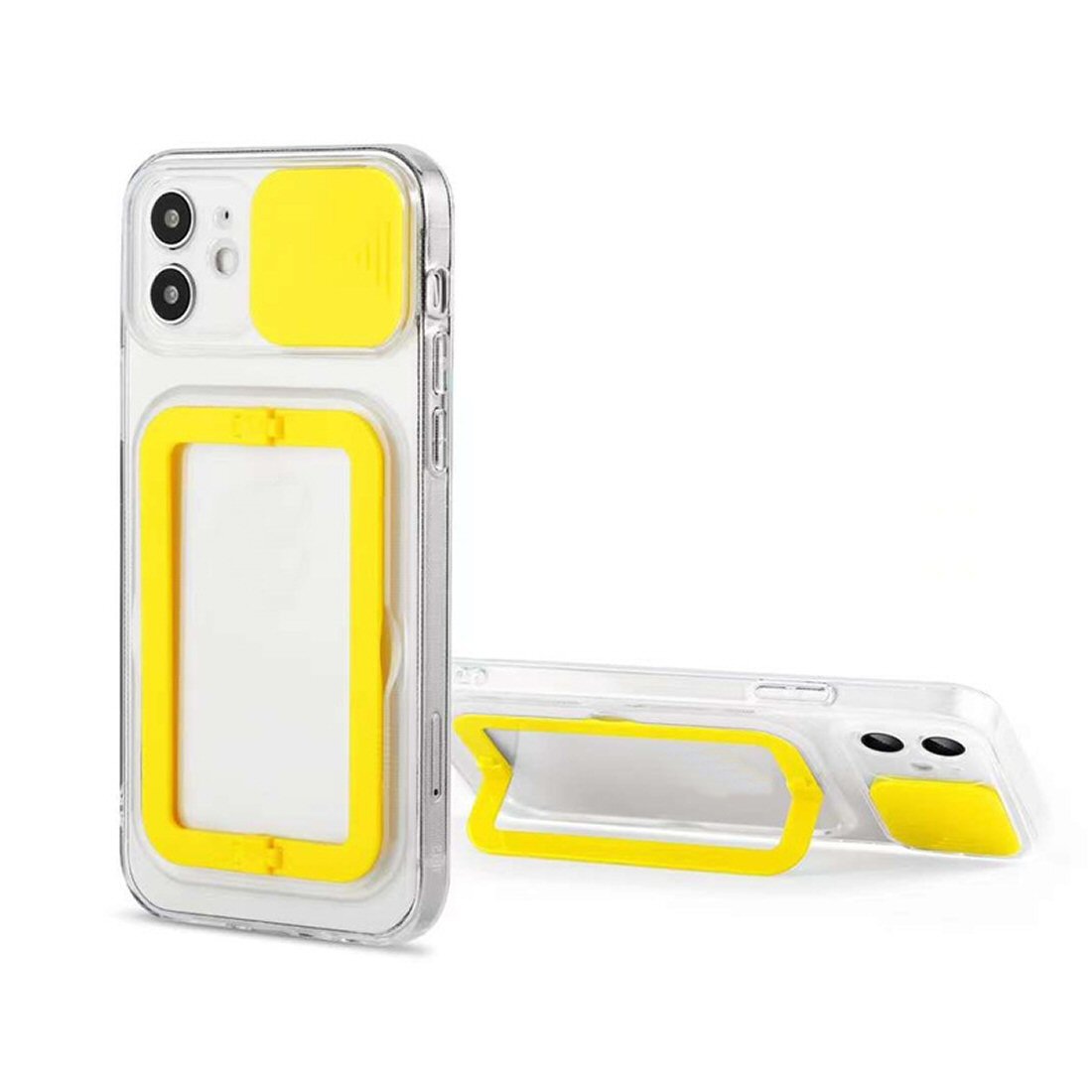 Case For iPhone 13 in Yellow Camera Lens Protection Case Cover FoneFunShop   