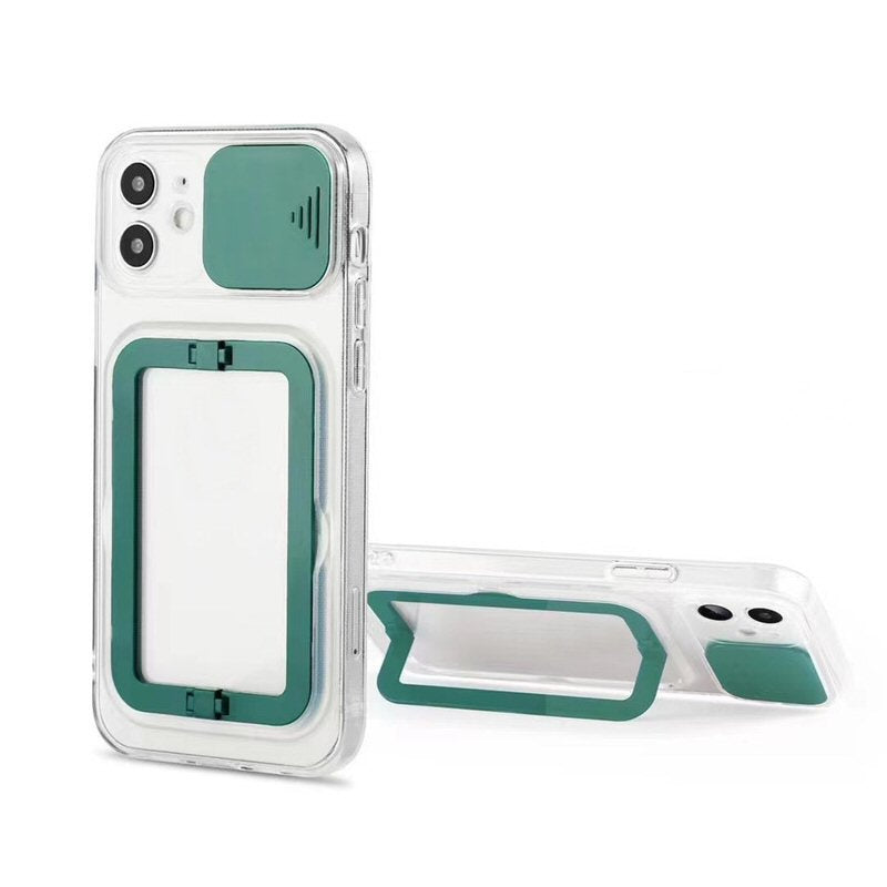 Case For iPhone 13 in Dark Cyan Camera Lens Protection Case Cover FoneFunShop   