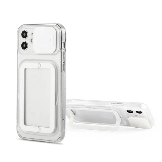 Case For iPhone 13 in White Camera Lens Protection Case Cover FoneFunShop   