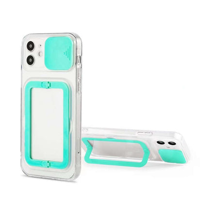 Case For iPhone 13 in Green Camera Lens Protection Case Cover FoneFunShop   