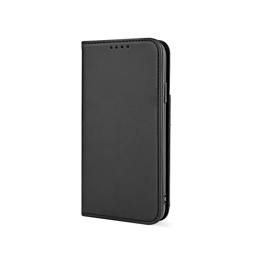 Case For iPhone 12 Mini 5.4 Black Luxury PU Leather Wallet Flip Card Phone Cover Case Cover FoneFunShop   