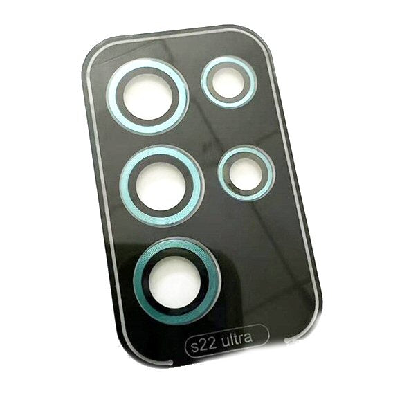 Camera Protectors For Samsung S22 Ultra Set of 5 Green Camera FoneFunShop   