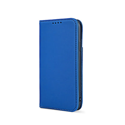 Case For iPhone 12 12 Pro 6.1 Blue Luxury PU Leather Wallet Flip Card Cover Case Cover FoneFunShop   