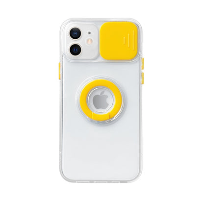 Case For iPhone 12 in Yellow Camera Lens Protection Cover Soft TPU Case Cover FoneFunShop   