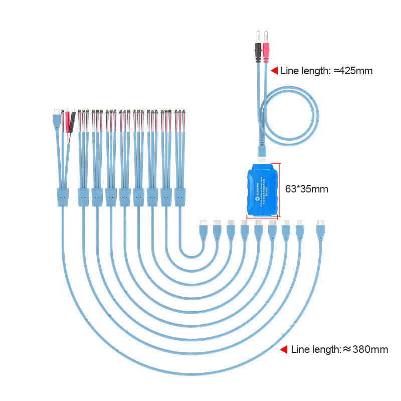 Sunshine SS905d DC Power Cable For iPhone 6 to 15 and Android Logic Boards Cable FoneFunShop   