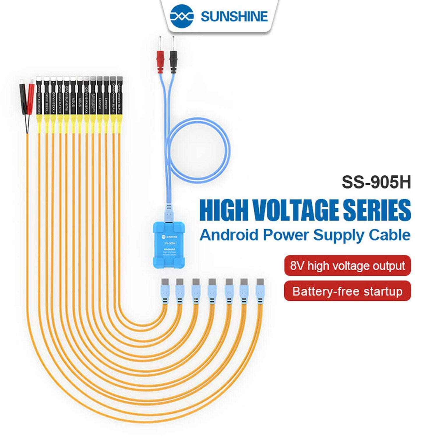 Sunshine SS-905H Android Power Supply Cable Cable FoneFunShop   