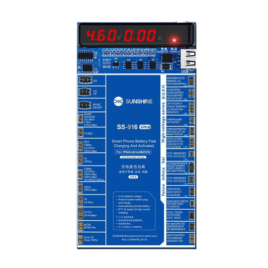 Sunshine SS-916 Activation Tool For Battery and Charging Repair Battery FoneFunShop   