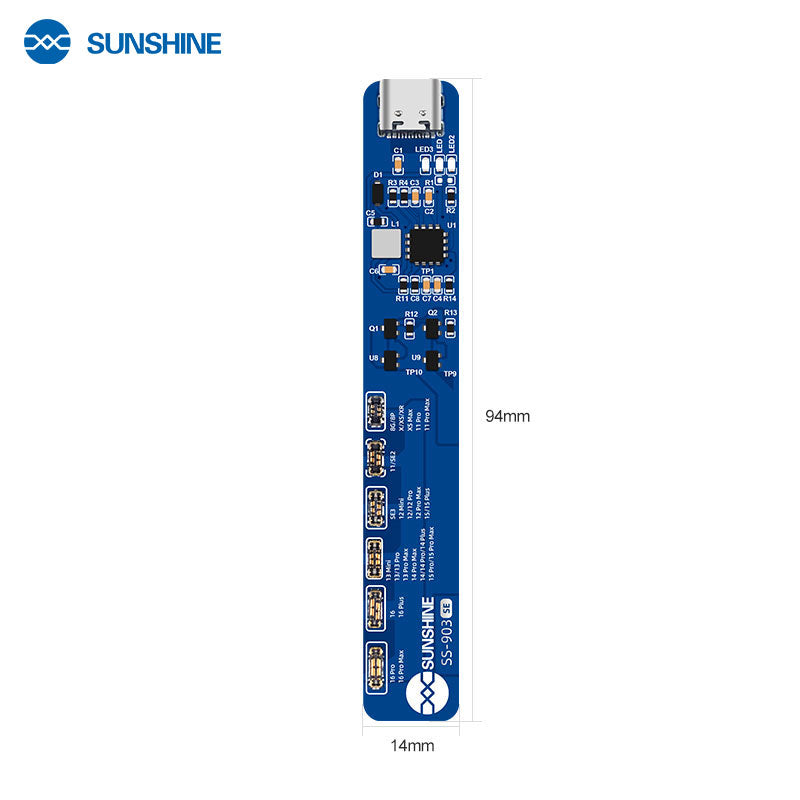 Sunshine SS-903SE Battery Charging Activation For iPhone 8 to 16 Pro Max Battery FoneFunShop   