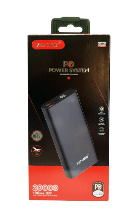 20000mAh Power Bank Ven Dens PD VD 317 Power Bank FoneFunShop   