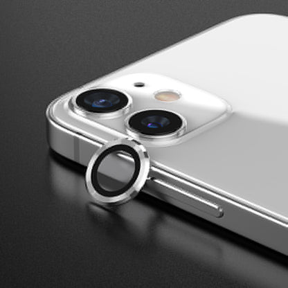 Camera Protectors For iPhone 12 12 Mini Set Of 2 Glass Silver Camera FoneFunShop   