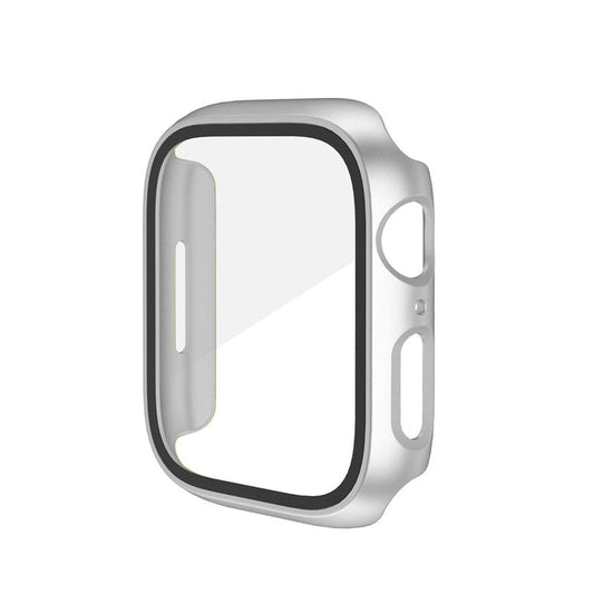 Case Screen Protector For Watch Series 7 41mm in Silver Full Body Cover Screen Protector FoneFunShop   