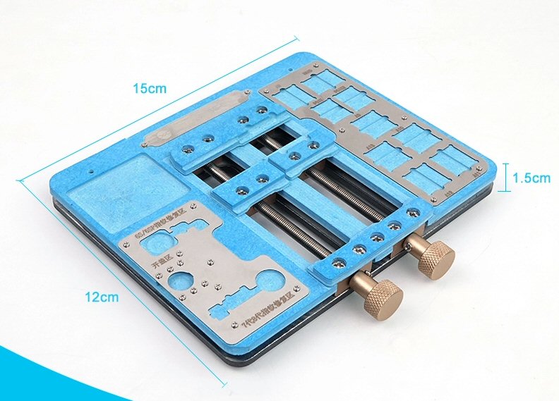 Sunshine SS601J Heat Resistant Logic Board Holder Home Button Chip Fixtures ic Chip FoneFunShop   