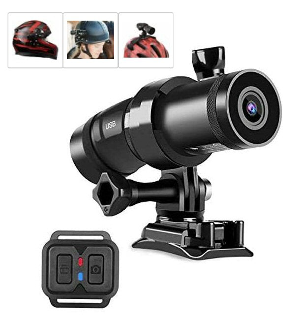 Techalogic Helmet Camera DC1 Advanced DUAL Lens Front and Rear Record Camera FoneFunShop   