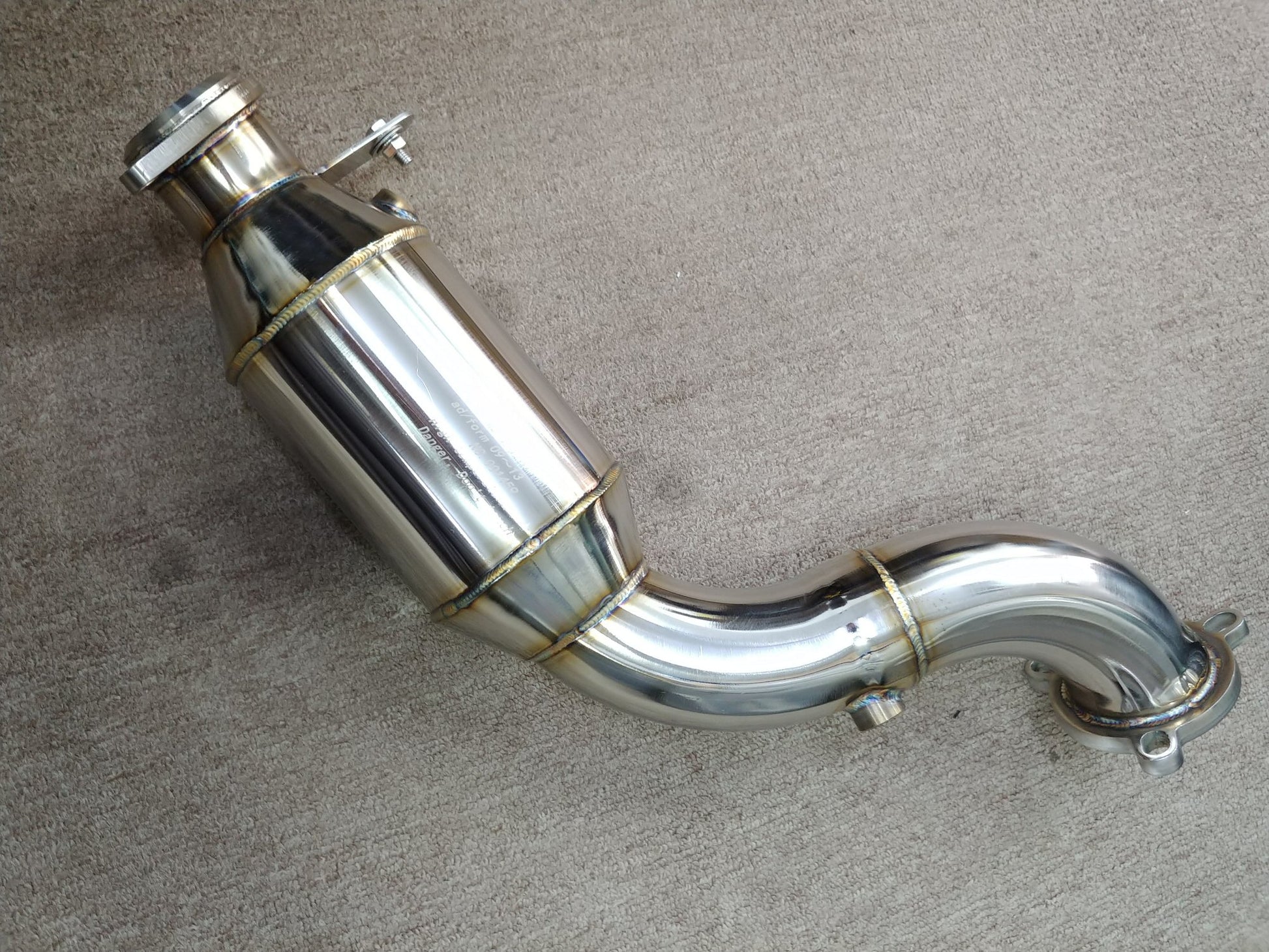 Tornado Tuning Cell Sport Down Pipe With 300 Cell Element For W205 Car FoneFunShop   