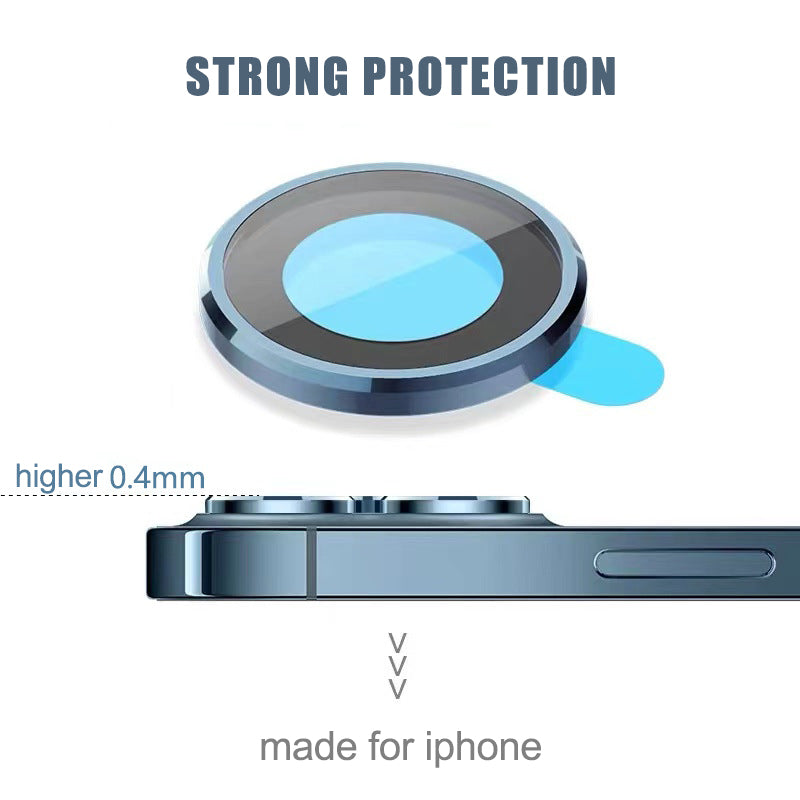 Camera Protectors For iPhone 13 Pro 13 Pro Max A Set of 3 Black Glass Camera FoneFunShop   