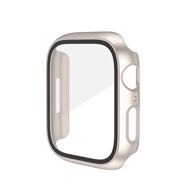 Case Screen Protector For Watch Series 7 45mm in White Full Body Cover Screen Protector FoneFunShop   