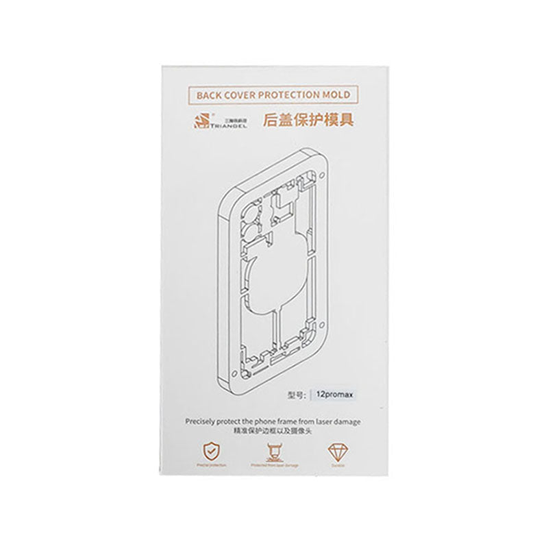 Protection Mold For iPhone X Max M Triangel Back Glass Laser Removal Guard Protector FoneFunShop   