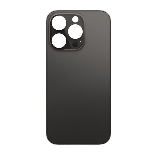 Glass Back For iPhone 14 Pro Plain in Space Black Glass Back FoneFunShop   