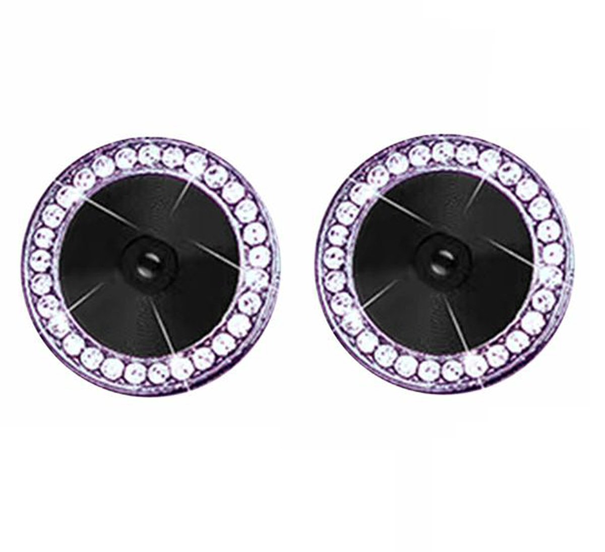 Camera Protectors For iPhone 14 14 Plus A Set of 2 Purple Jewelled Camera FoneFunShop   