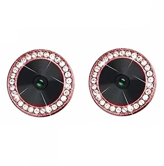 Camera Protectors For iPhone 14 14 Plus A Set of 2 Red Jewelled Camera FoneFunShop   