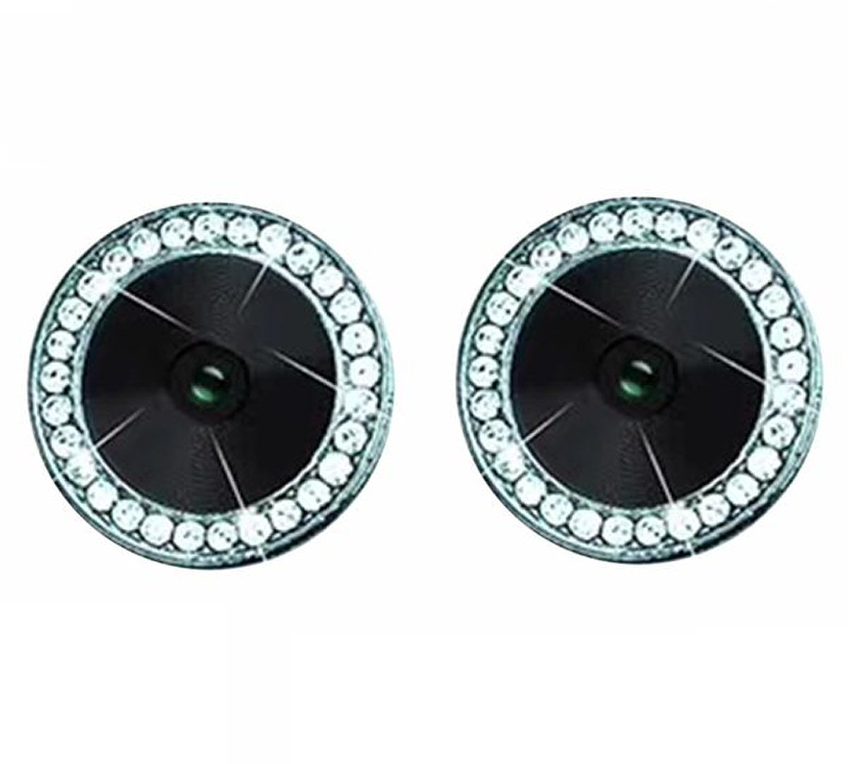 Camera Protectors For iPhone 14 14 Plus A Set of 2 Blue Jewelled Camera FoneFunShop   