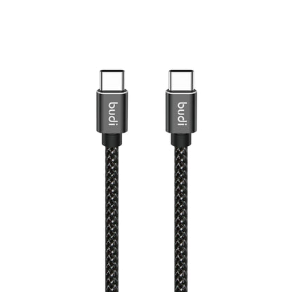 Type C to Type C Reversible Aluminium Shell Braided Cable Budi 2m PD 65W USB Cable FoneFunShop   