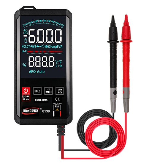 Touch Sensitive Multimeter WinApex ET8138 With Colour Display  FoneFunShop   