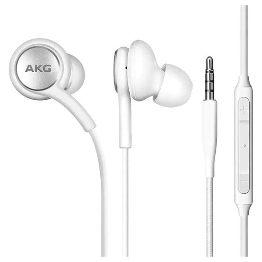 AKG Harman Kardon In Ear Earphones 3.5mm Jack in White (14 Day) Microphone FoneFunShop