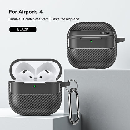 Case For Apple Airpods Pro 2 Carbon Fibre Protective Shockproof 360 Cover Black Case Cover FoneFunShop