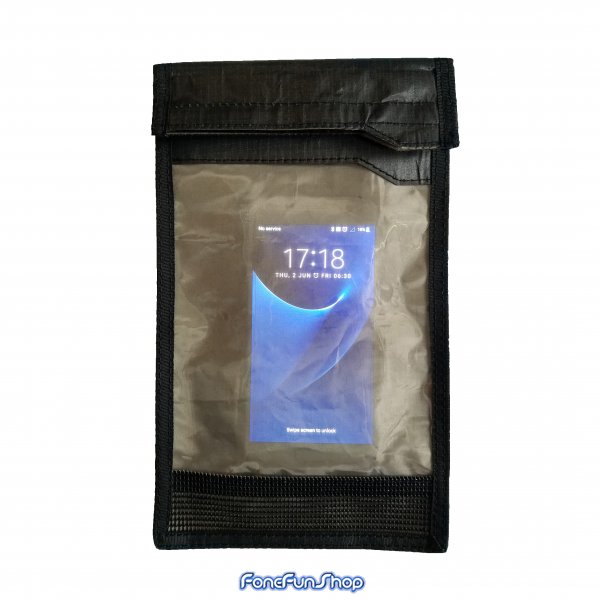 Faraday Bag Signal Blocker For Mobile Phone Shield With Window Medium VKF2 Faraday FoneFunShop   