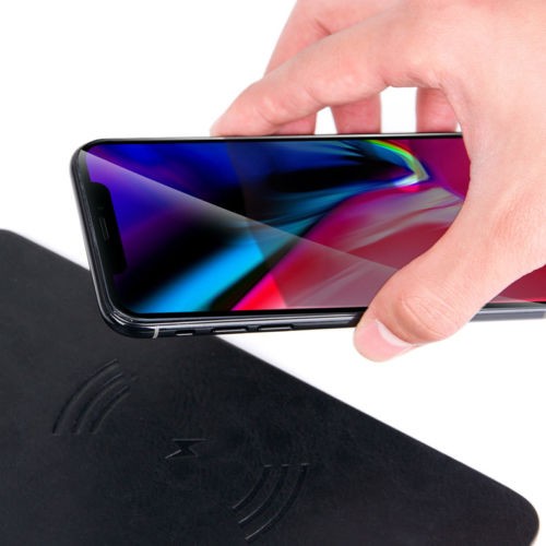 Wireless Charger Mouse Mat YK in Black Charger FoneFunShop   