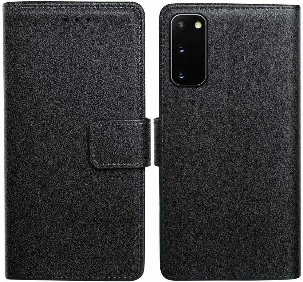 Case For Samsung S21 Plus S30 Plus PU Leather Flip Wallet Black Case Cover FoneFunShop   