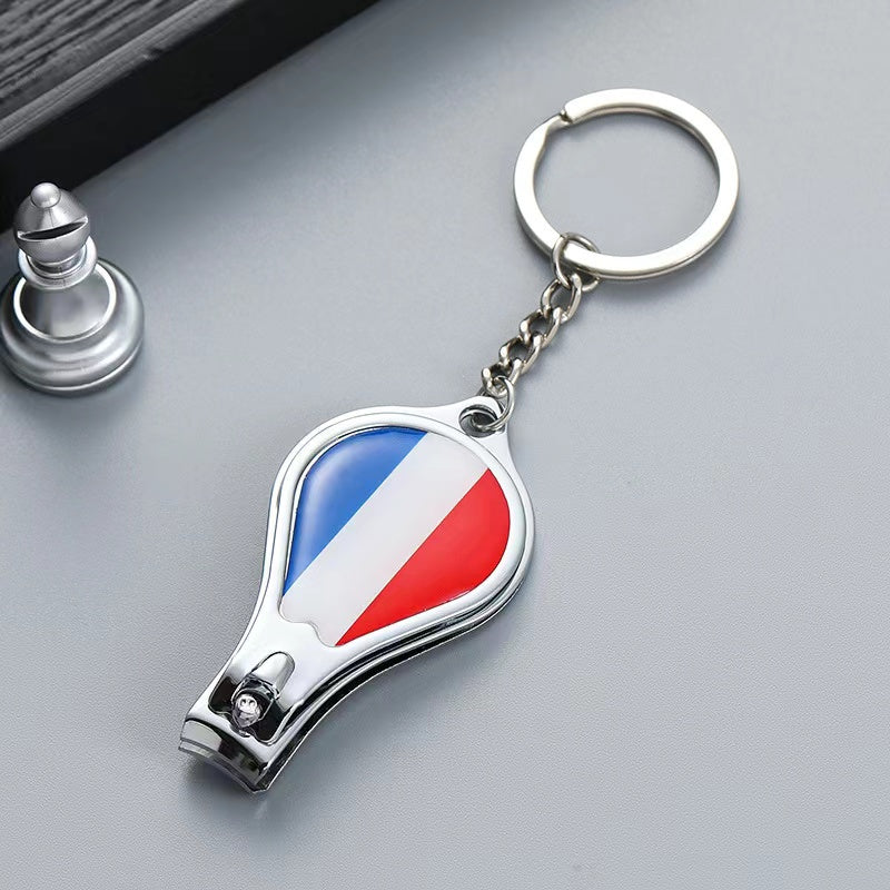 Keychain Bottle Opener Nail Clipper Keyring France Bottle Opener FoneFunShop   