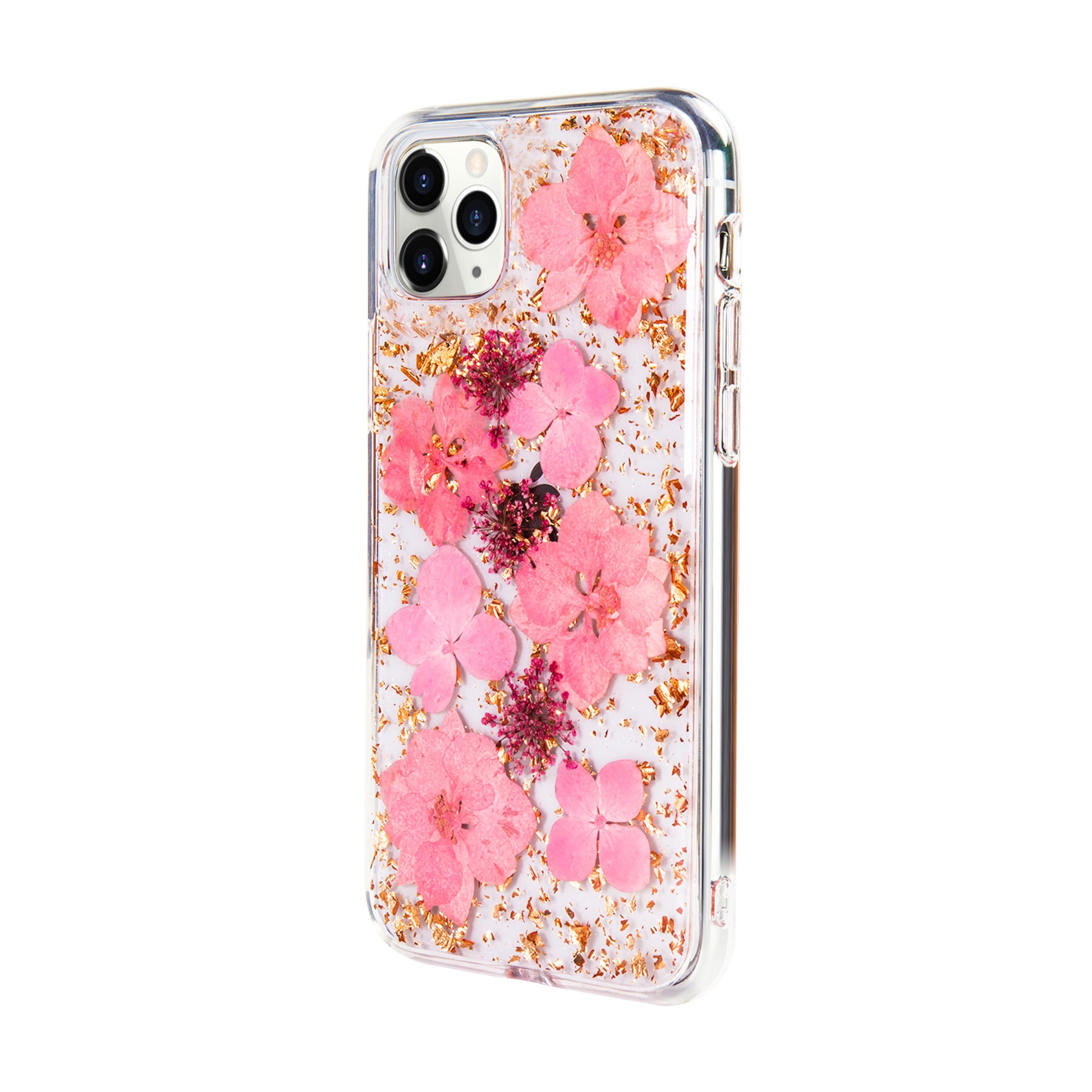 Case For iPhone 11 Pro Max KDOO Flowers Pink Case Cover FoneFunShop   