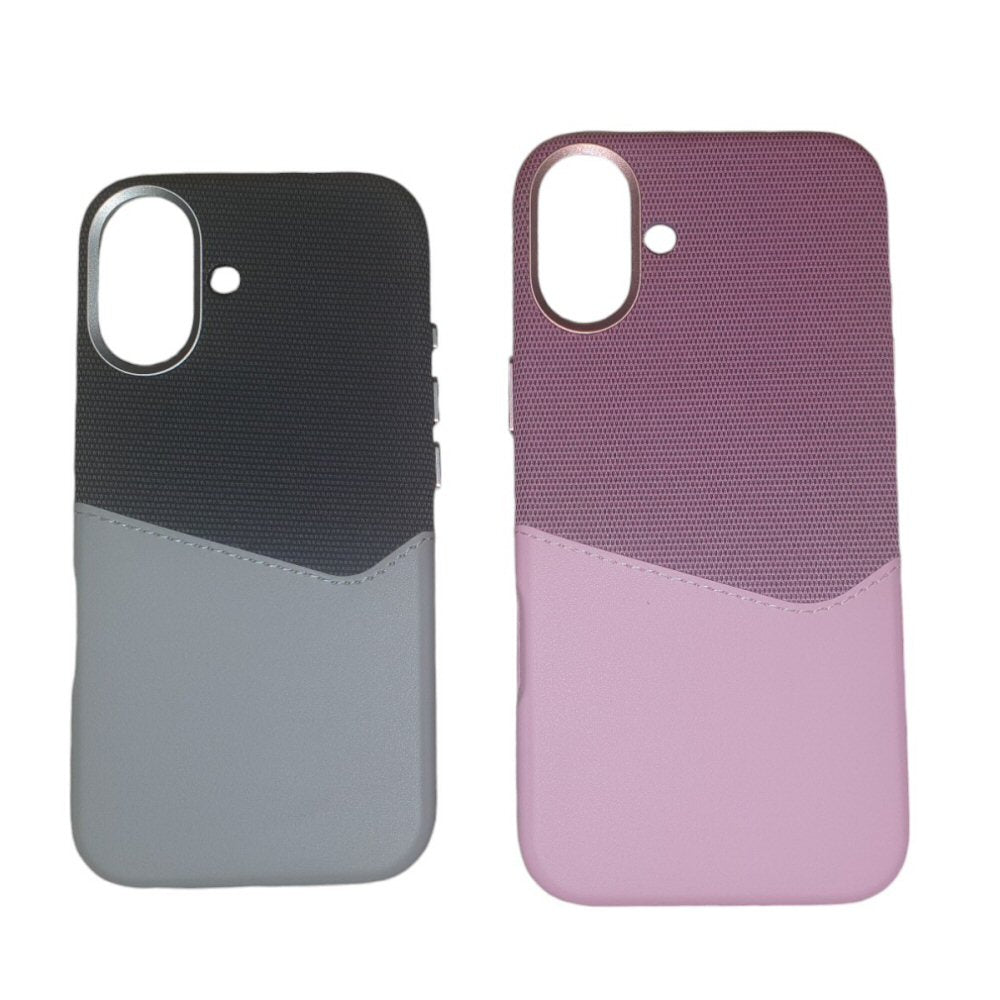 Case For iPhone 16 / Plus / Pro / Pro Max in Two Colours Card Holder Cloth Phone Cover Case Cover FoneFunShop   