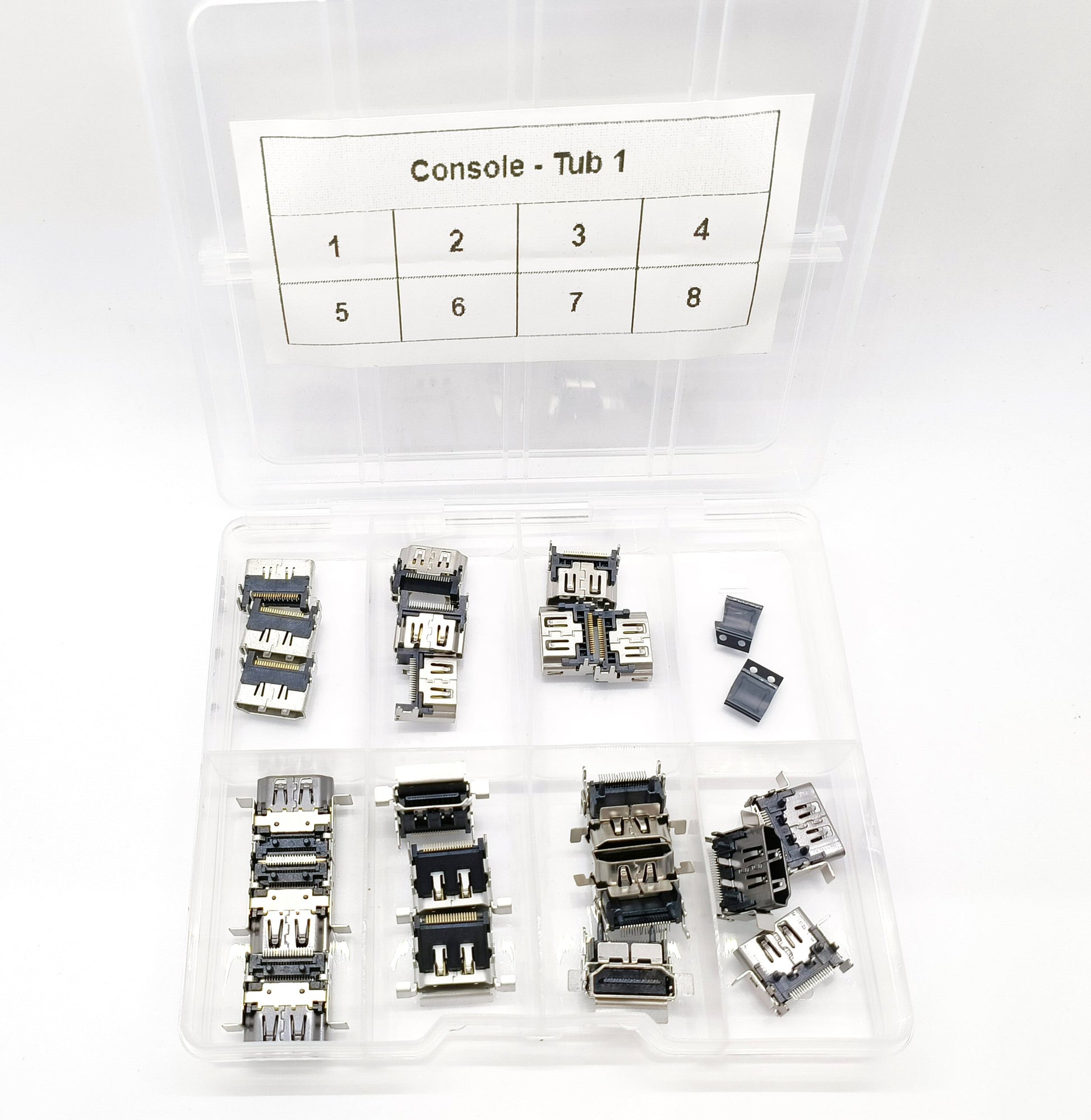 Small Components Pack For Console Repair Including 45 Components Charging Port FoneFunShop   