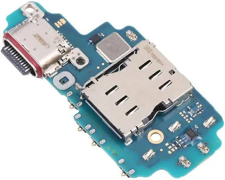 Charging Port For Samsung S23 Ultra SM-S918B Full PCB Board With USB Connector Charging Port FoneFunShop   