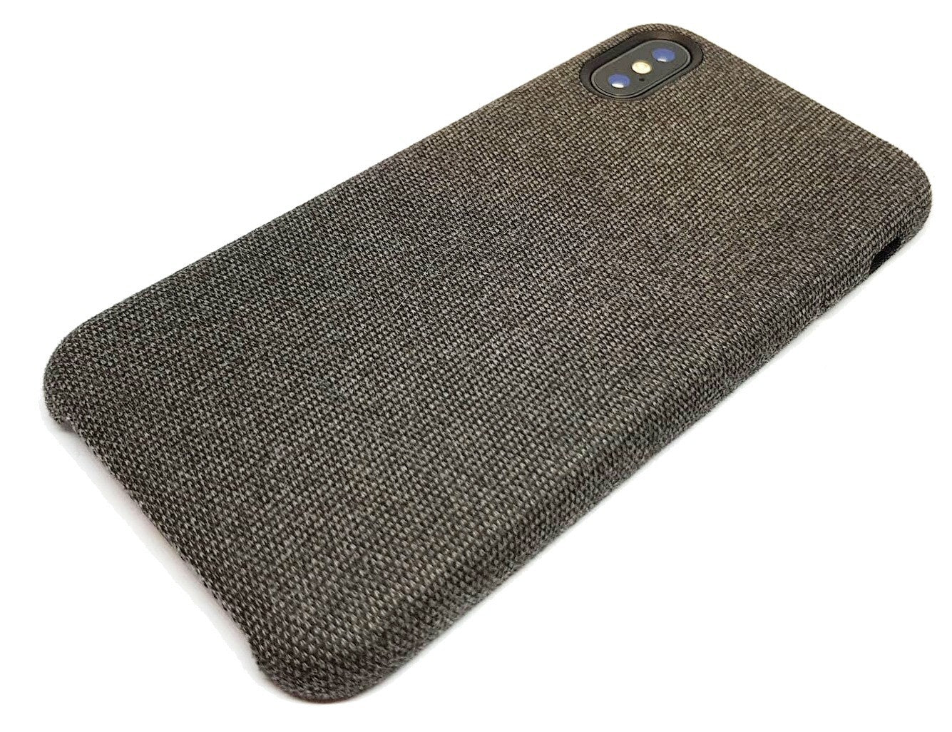 Case For iPhone X Flannel Design Dark Tweed Case Cover FoneFunShop   