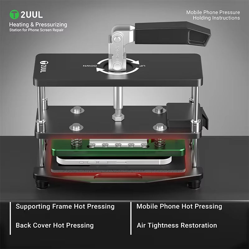 Heating and Pressurizing Station for Phone Screen and Back Repair 2UUL DA05 Heat Press For Phone Repair FoneFunShop   