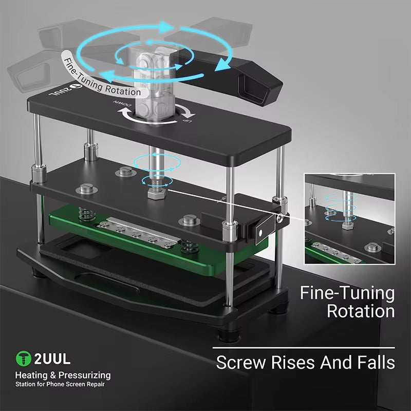 Heating and Pressurizing Station for Phone Screen and Back Repair 2UUL DA05 Heat Press For Phone Repair FoneFunShop   