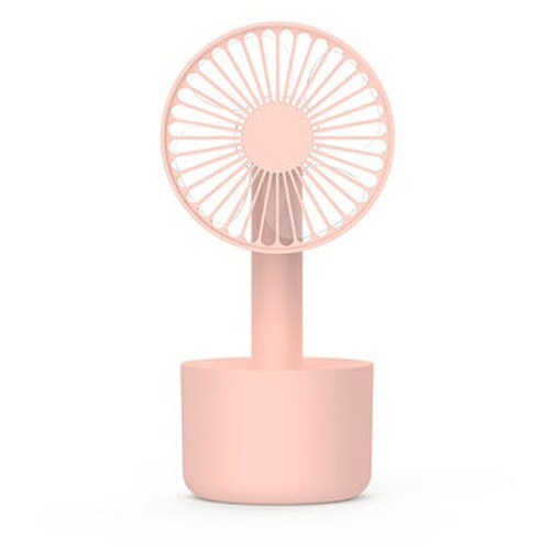 Portable Rechargeable Daisy Fan with 3 Speeds Pink  FoneFunShop   