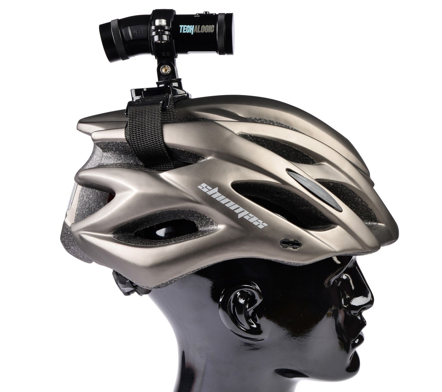 Techalogic DC-2 Pro Helmet Camera QHD 2K Dual Lens Front and Rear Record Camera FoneFunShop   