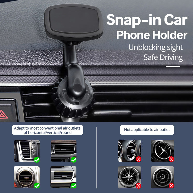 Magnetic Car Vent Phone Holder With Magnetic Quick Release  FoneFunShop   