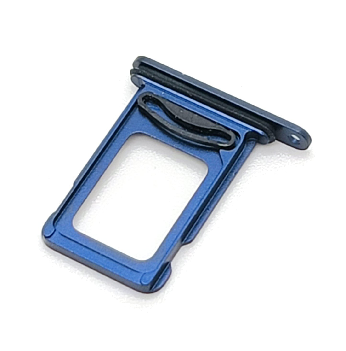 Dual Sim Tray For iPhone 12 Blue With Sim Card Reader - 2 Sim Cards in 1 Phone Sim Tray FoneFunShop   