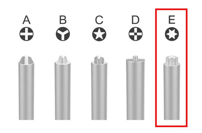 iThor Screwdriver E Torx T2 QianLi ToolPlus Screwdriver FoneFunShop   