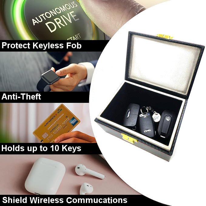 Large Faraday Box Signal Blocker for Keyless Car Key Fob Anti-Theft 17x12x9.5cm Faraday FoneFunShop   