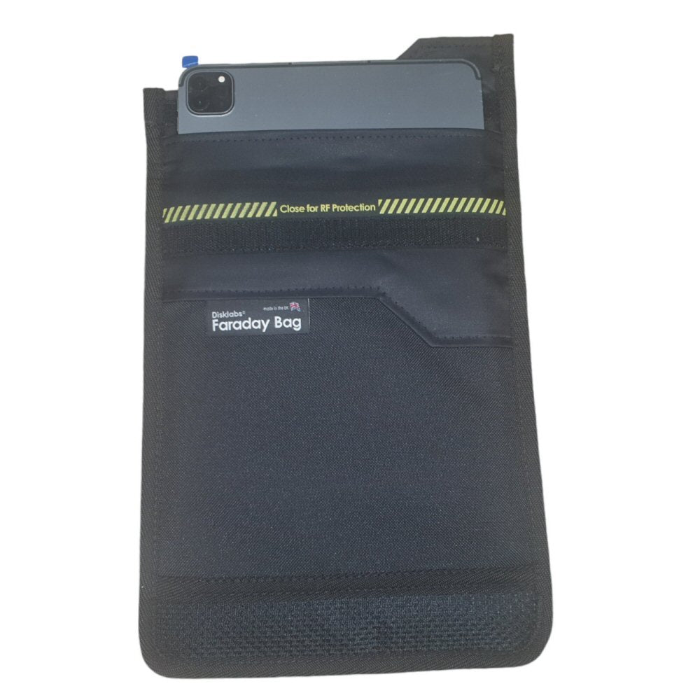 Faraday Bag For iPad Remote Wipe Blocker Disklabs IP1 Shield For Up To 11 inch Tablets Faraday FoneFunShop   