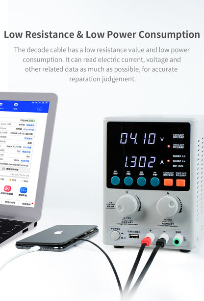 Mega Idea IOS Battery Decode Cable Cable FoneFunShop   