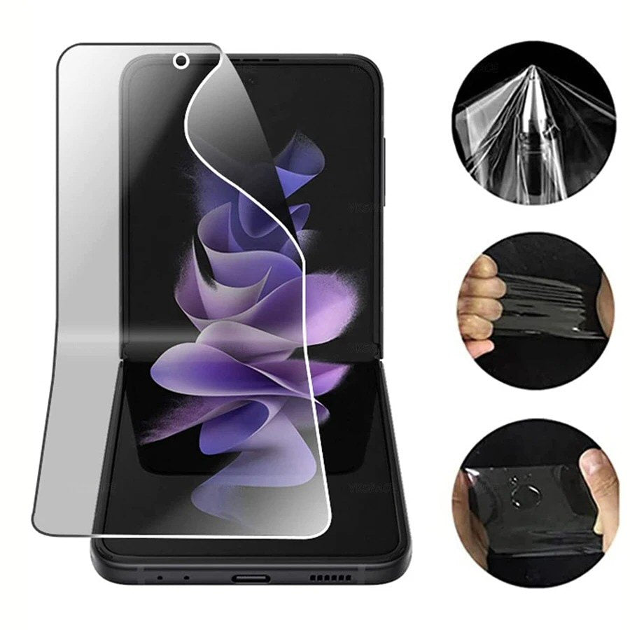 Privacy Screen Protector For Samsung Galaxy Z Fold Flip 5 4 3 Hydrogel Inner Out Screen Protector FoneFunShop   